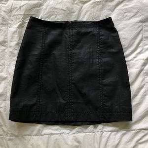 Free People Modern Femme Vegan Mini Skirt